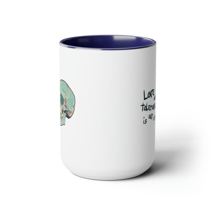 Two-Tone Mug 15oz Love And Tolerance Is Our Code - Image 12