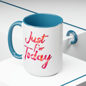 Two-Tone Mug 15oz Just For Today - Image 15
