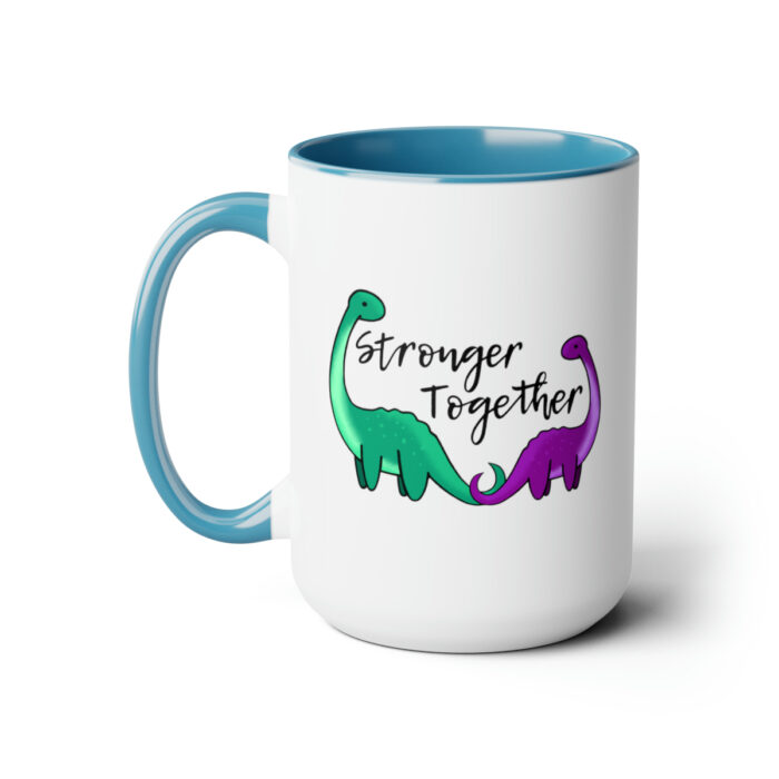 Two-Tone Mug 15oz Stronger Together - Image 6