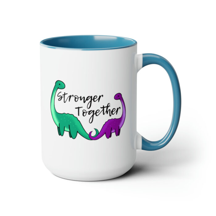 Two-Tone Mug 15oz Stronger Together - Image 8