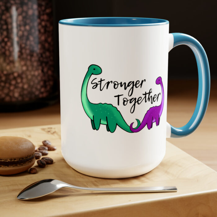 Two-Tone Mug 15oz Stronger Together - Image 9