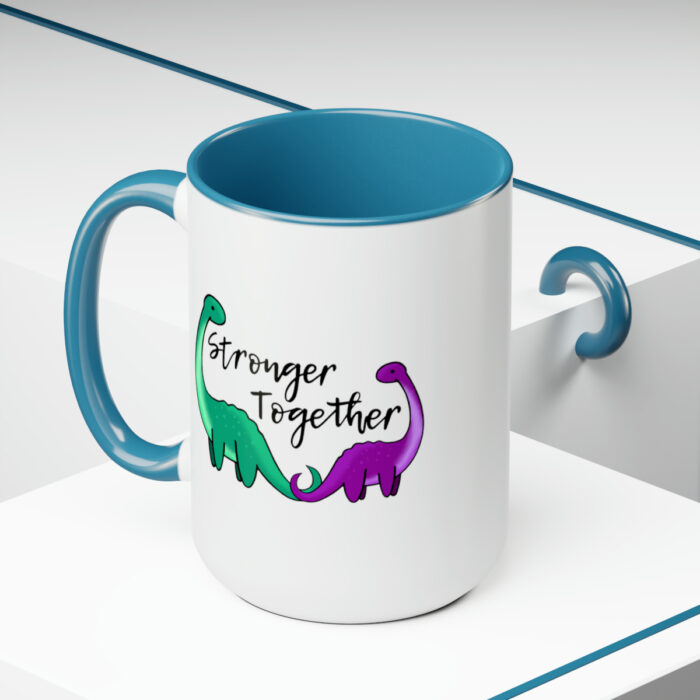 Two-Tone Mug 15oz Stronger Together - Image 10