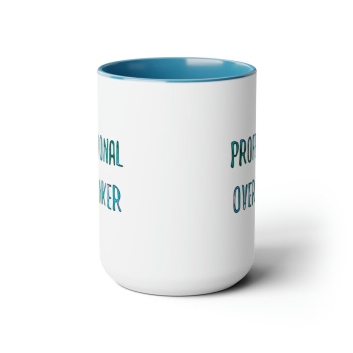 Two-Tone Mug 15oz Professional Overthinker - Image 12