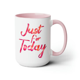 Two-Tone Mug 15oz Just For Today - Image 23