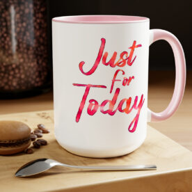 Two-Tone Mug 15oz Just For Today - Image 24