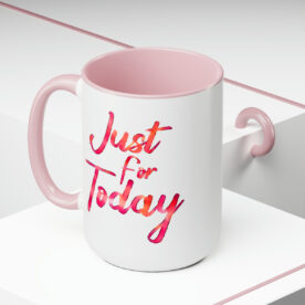 Two-Tone Mug 15oz Just For Today - Image 25