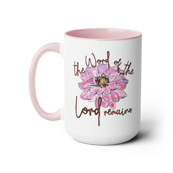 Two-Tone Mug 15oz The Word Of The Lord Remains - Image 16