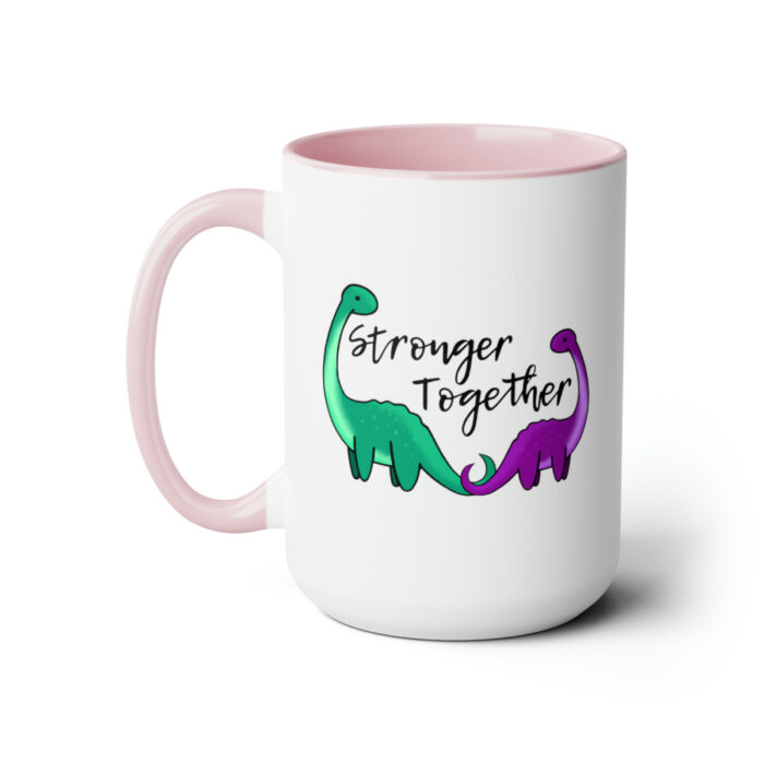 Two-Tone Mug 15oz Stronger Together - Image 16