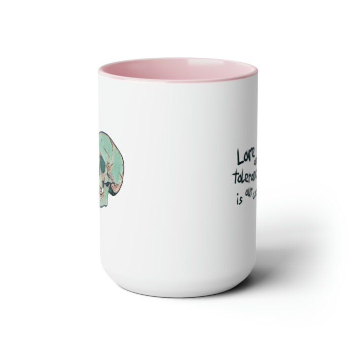 Two-Tone Mug 15oz Love And Tolerance Is Our Code - Image 17