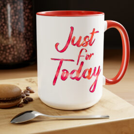 Two-Tone Mug 15oz Just For Today - Image 4