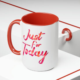 Two-Tone Mug 15oz Just For Today - Image 5