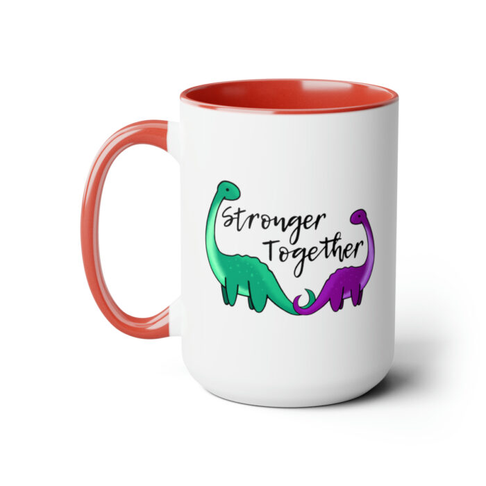 Two-Tone Mug 15oz Stronger Together - Image 21