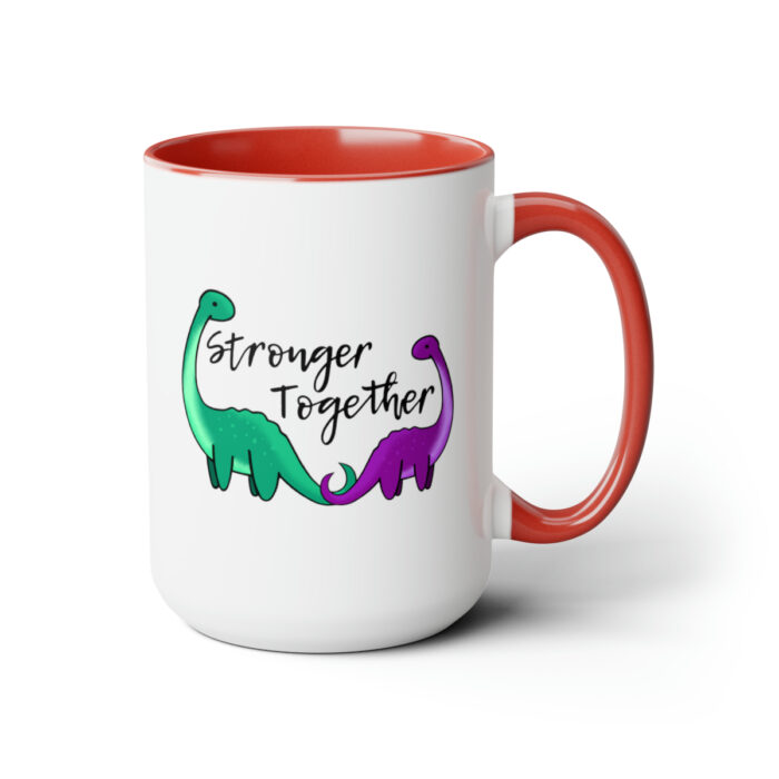 Two-Tone Mug 15oz Stronger Together - Image 23