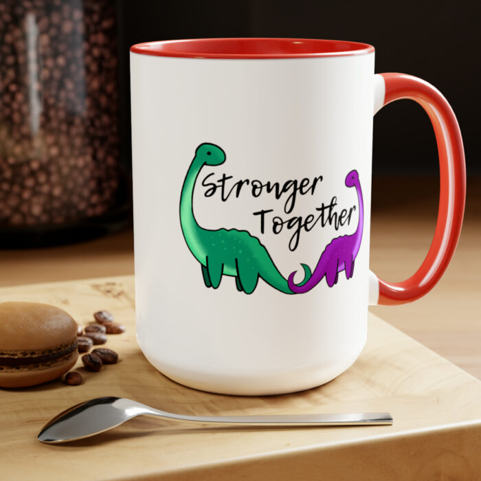 Two-Tone Mug 15oz Stronger Together - Image 24