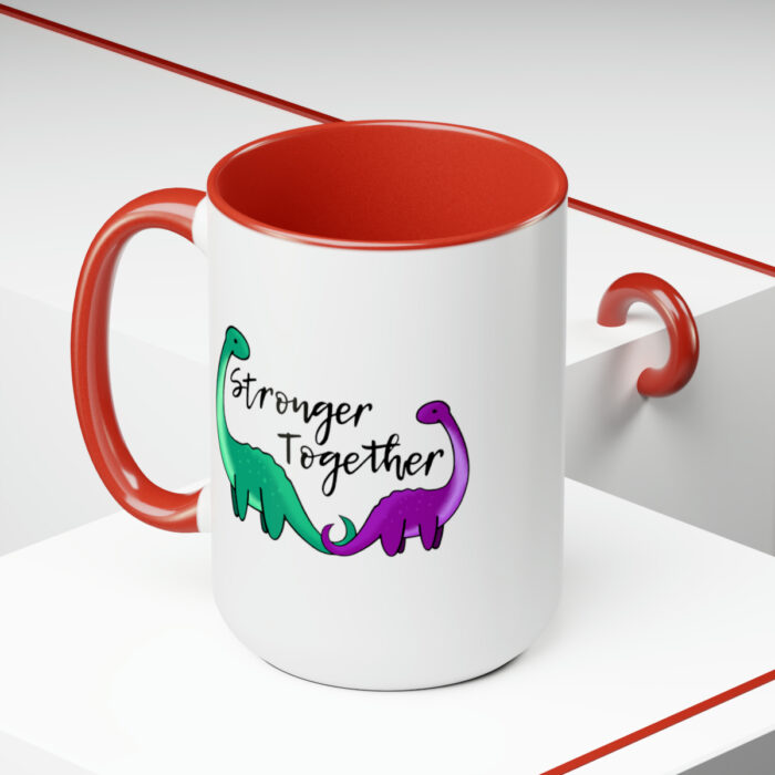 Two-Tone Mug 15oz Stronger Together - Image 25