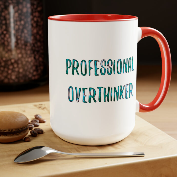 Two-Tone Mug 15oz Professional Overthinker - Image 24