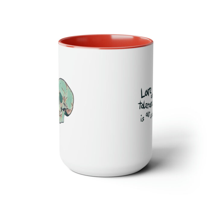 Two-Tone Mug 15oz Love And Tolerance Is Our Code - Image 22