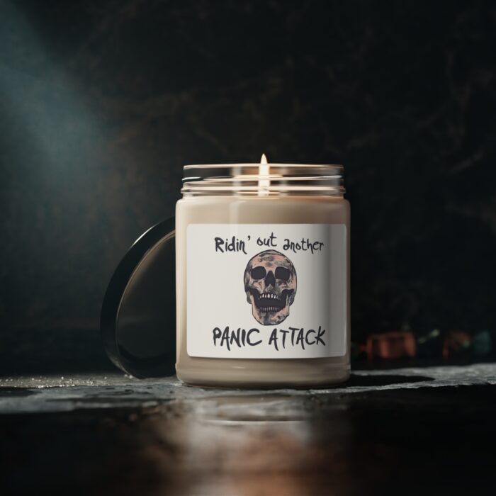 Scented Soy Candle Ridin’ Out Another Panic Attack - Image 10