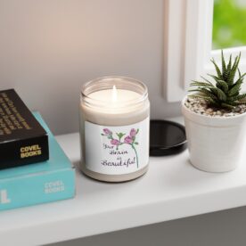 Scented Soy Candle Your Brain Is Beautiful - Image 9