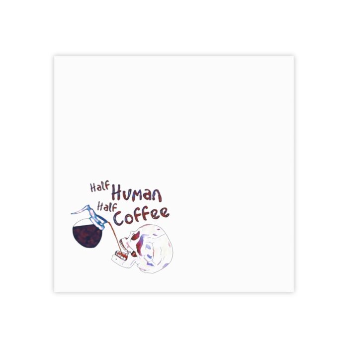 Post-it® Note Pads Half Human Half Coffee