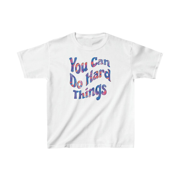 Youth Tee You Can Do Hard Things - Image 3