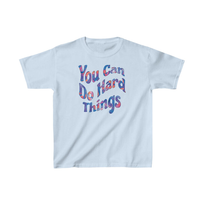 Youth Tee You Can Do Hard Things - Image 7