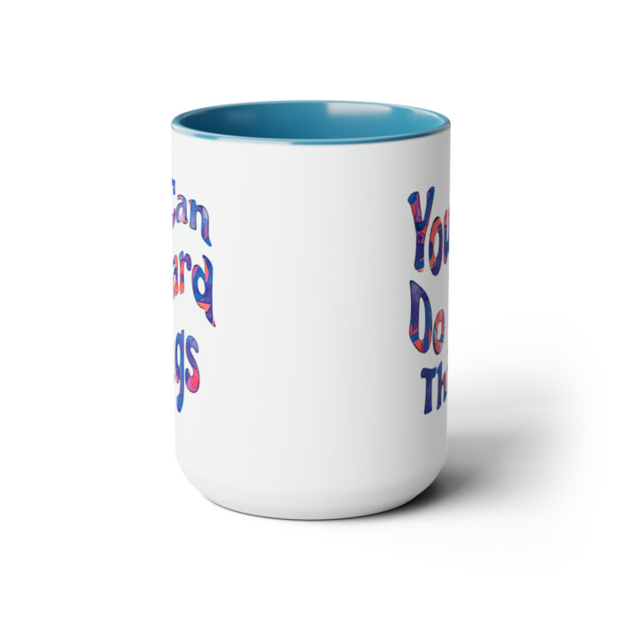 Two-Tone Mug 15oz You Can Do Hard Things - Image 13