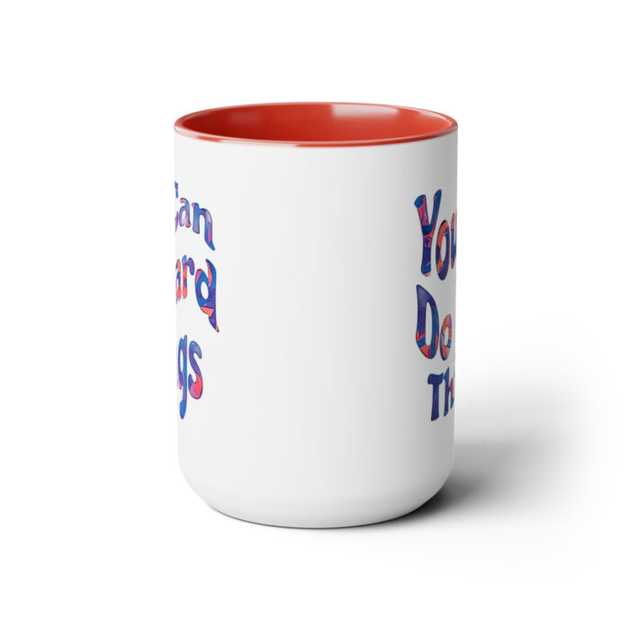 Two-Tone Mug 15oz You Can Do Hard Things - Image 22