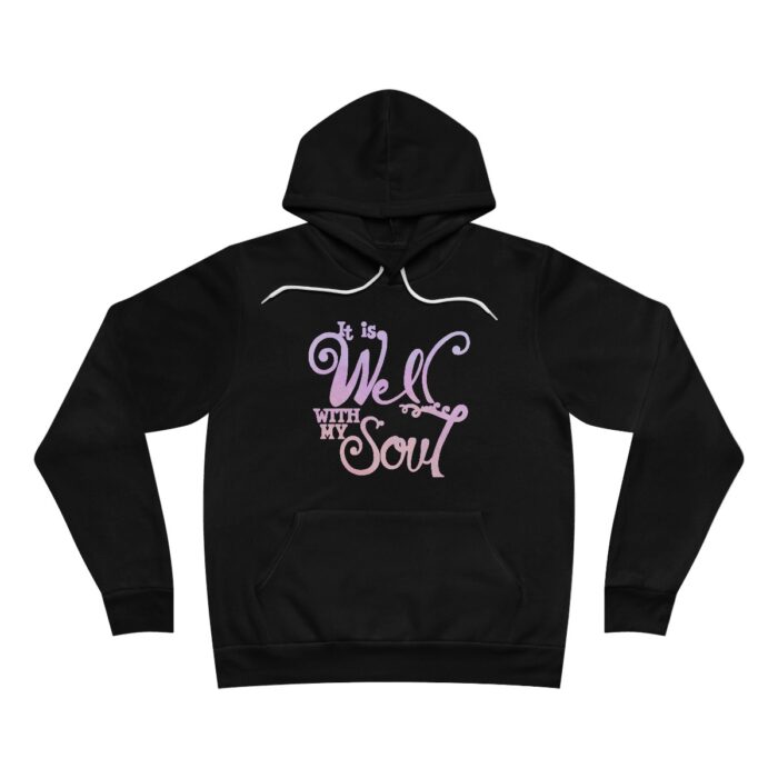 Premium Fleece Hoodie It Is Well With My Soul - Image 5