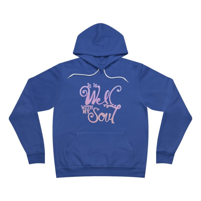 Premium Fleece Hoodie It Is Well With My Soul - Image 7