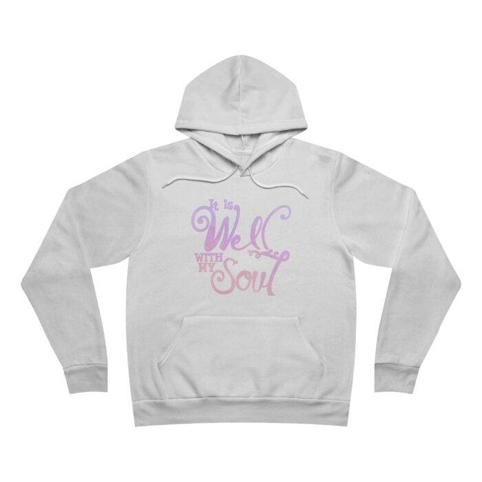 Premium Fleece Hoodie It Is Well With My Soul - Image 3